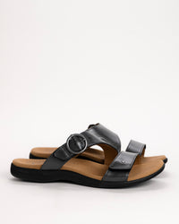 WESTSIDE - BLACK METALLIC - LEATHER