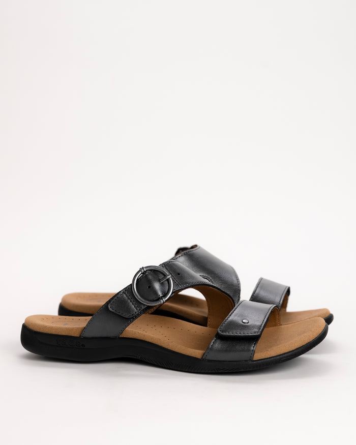 WESTSIDE - BLACK METALLIC - LEATHER