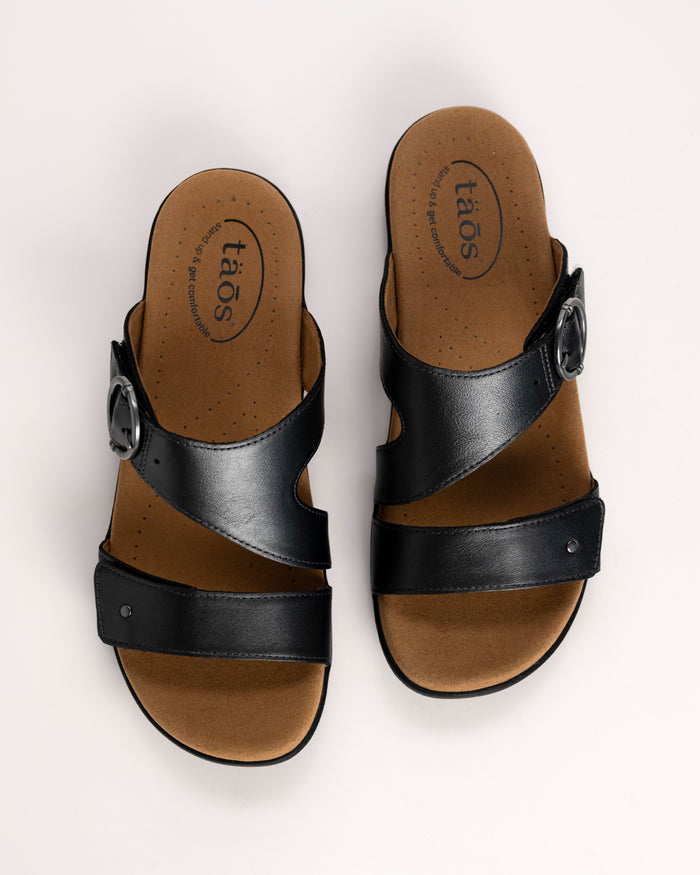 WESTSIDE - BLACK METALLIC - LEATHER