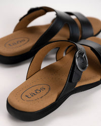 WESTSIDE - BLACK METALLIC - LEATHER