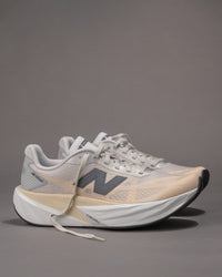 New Balance FuelCell Rebel v5 Sneaker – Linen / White