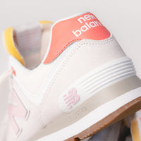 Women's New Balance 574, WL574IPK Lifestyle Classic sneaker in Reflection with Rose Sugar