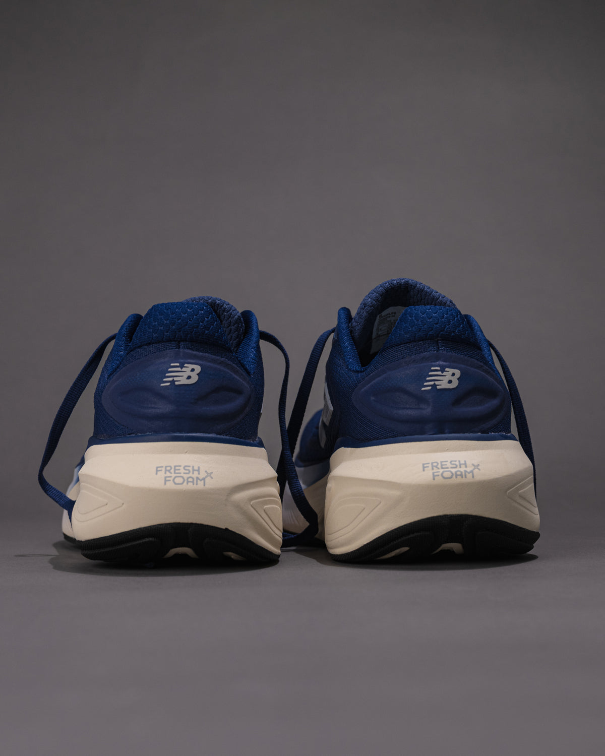 Rear image showcasing heel padding and Fresh Foam detailing.