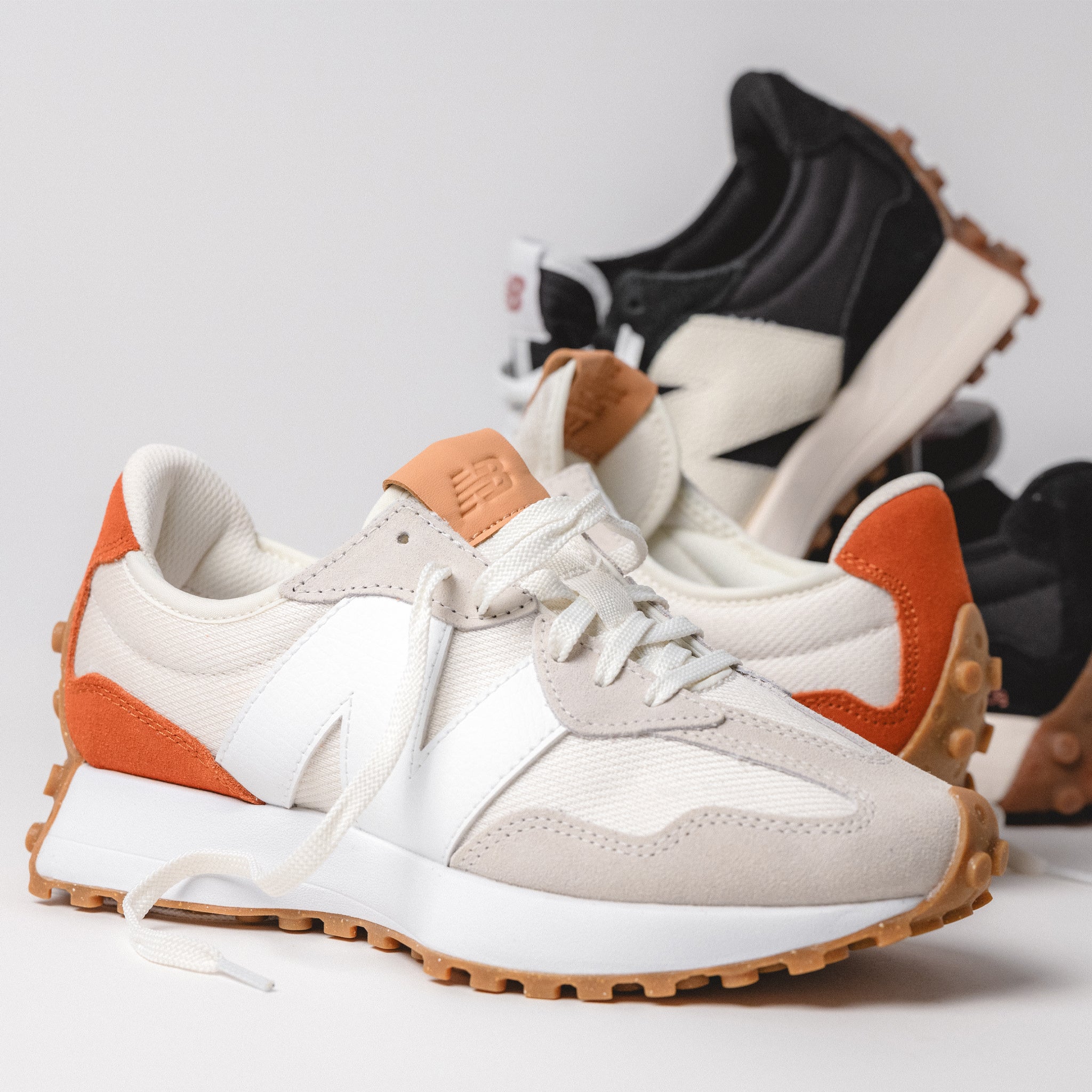 New Balance 327 V1 Retro Sneaker – Rust/Sea Salt | Plaza Shoe Store