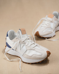 Iconic New Balance 327 V1 in Linen/White with Dream State WS327RD