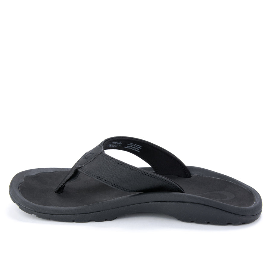 OHANA-M - BLACK - FABRIC – Plaza Shoe Store