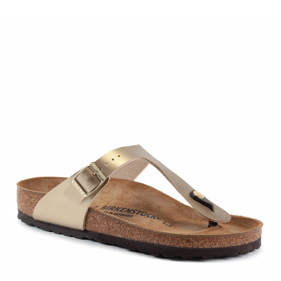 BIRKENSTOCK GIZEH - GOLD - BIRKO-FLOR – Plaza Shoe Store