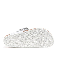 GIZEH BIG BUCKLE - WHITE - LEATHER