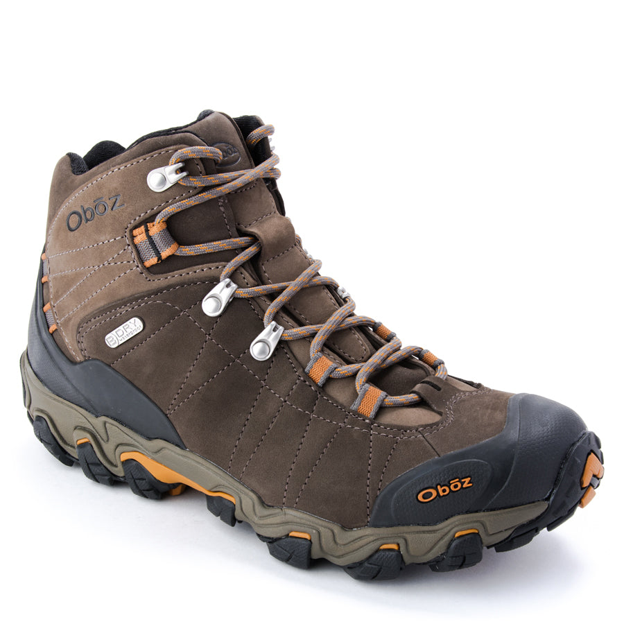 Men's Oboz Bridger Mid BDry Hiking Boot – Sudan Nubuck | Plaza