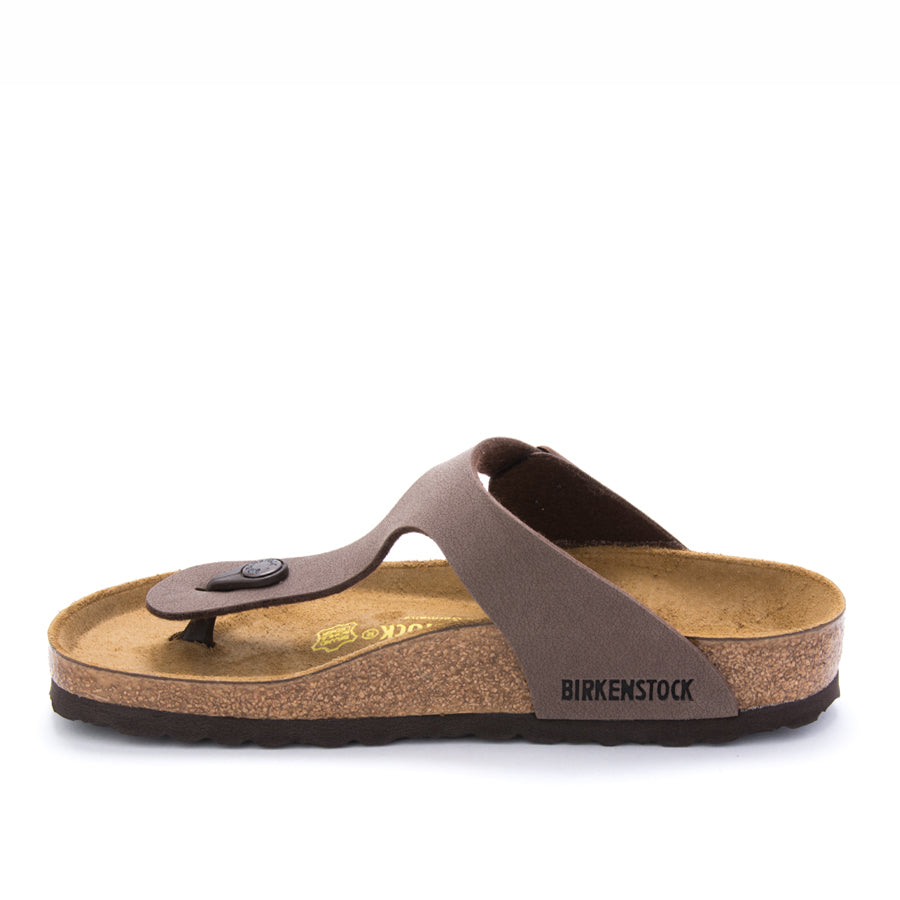 Birkenstock Gizeh T-Strap Sandal | Mocha Birko-Flor – Plaza Shoe Store