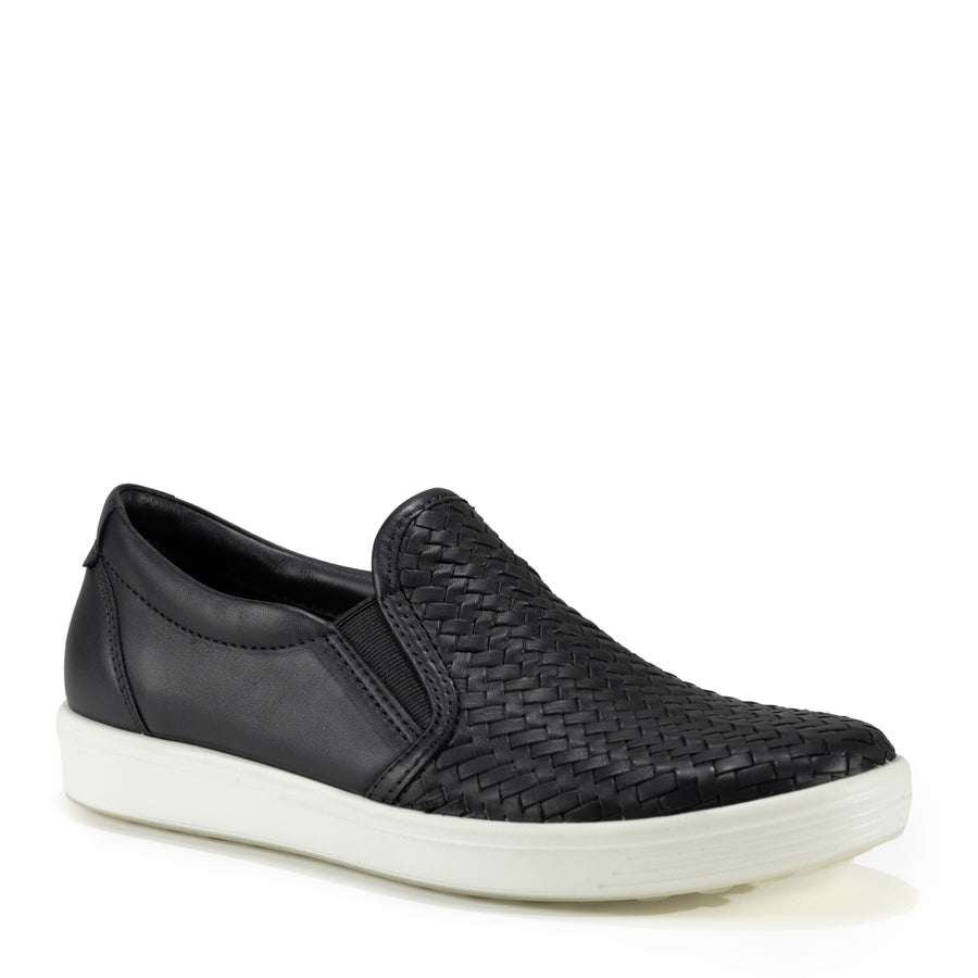 SOFT 7 WOVEN 2.0 - BLACK - LEATHER