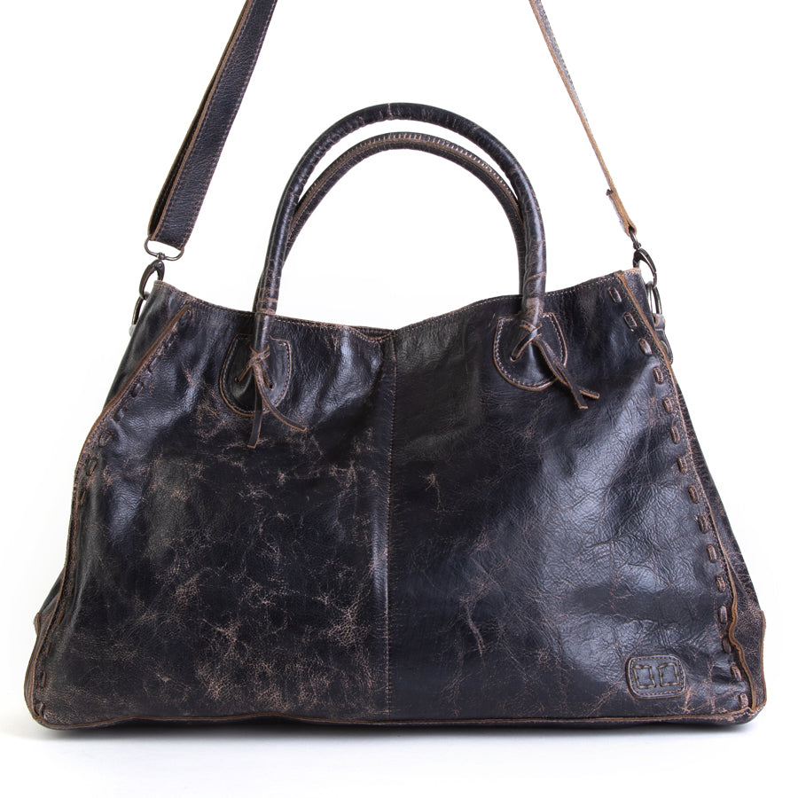 ROCKAWAY BAG - BLACK - LEATHER – Plaza Shoe Store
