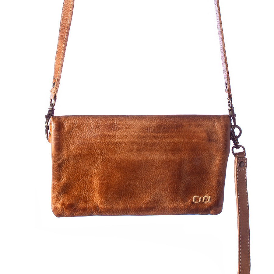 CADENCE BAG - TAN - LEATHER – Plaza Shoe Store