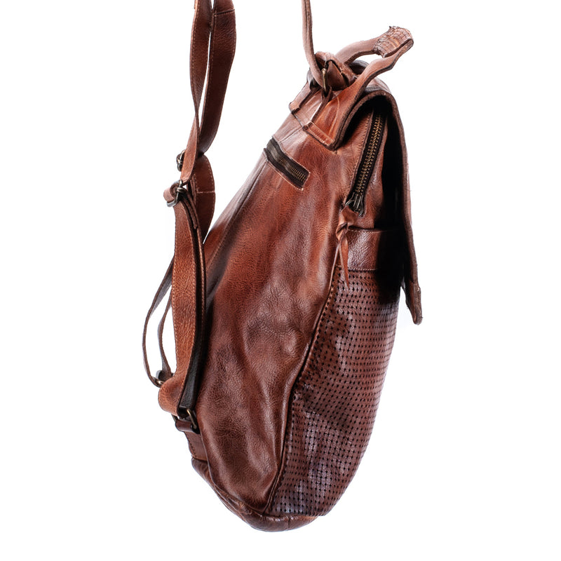 PATSY BACKPACK - TAN - LEATHER